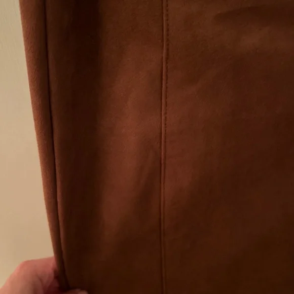 Suede Anthropologie midi skirt - Picture 4 of 4